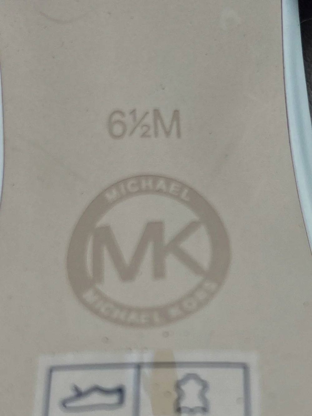Michael Kors Nude Blush & White Strappy Heels